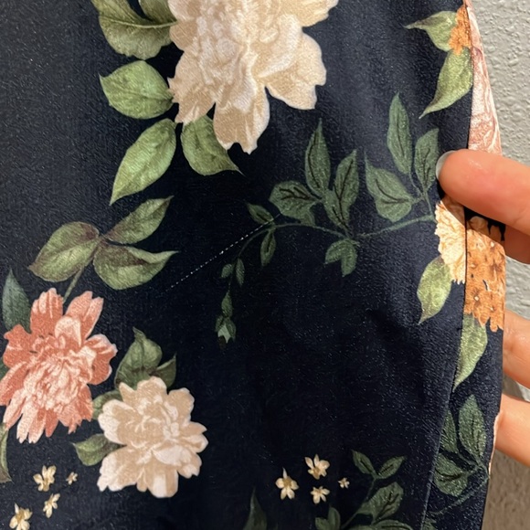 BHLDN x Anthropologie Leila Deep-V Flutter-Sleeve Satin A-Line Gown - Picture 16 of 17